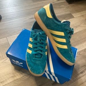 Adidas Originals Bern Teal/Gold Sz 11.5 US